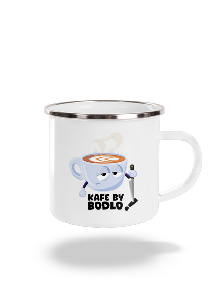 Kafe by bodlo plecháček White