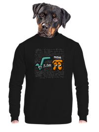 unisex mikina bez kapuce