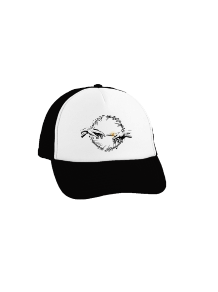 God of ring kšiltovka truckerka Black cap
