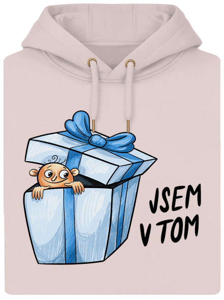 Jsem v tom unisex mikina premium Rose Chalk