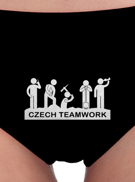 Czech Teamwork dámské kalhotky Black