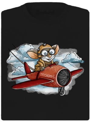 Tryskomyš dámské sportovní tričko Black