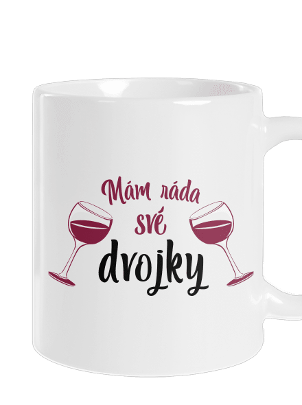 Dvojky klasický hrnek White
