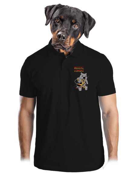 Mortal Vombat pánská polokošile Black