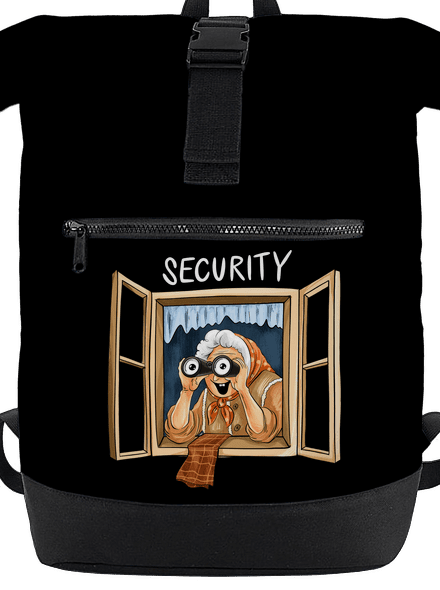 Security babička batoh Black