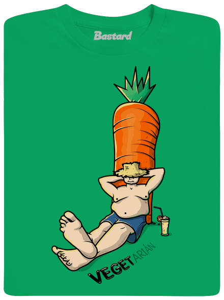 Veget-arián pánské tričko Kelly Green