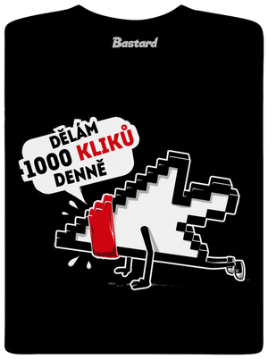 Klikař dětské tričko Black