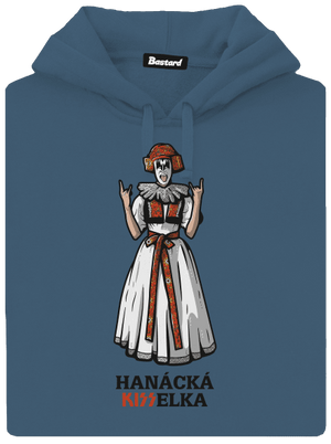 Hanácká Kisselka dámská mikina klokanka Denim