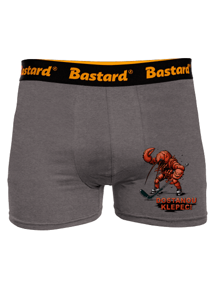 Dostanou klepec boxerky Gray Melange