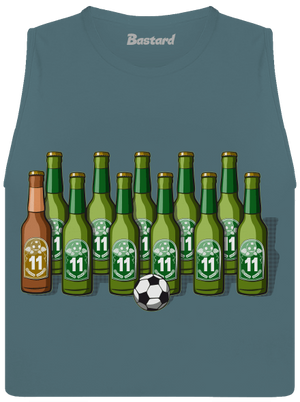 Fotbalová jedenáctka dámské tílko volné Heather Deep Teal