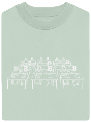 Cimrman: Debil, blbeček unisex mikina bez kapuce Blush Mint