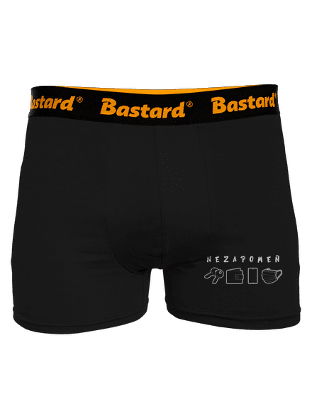 Nezapomeň boxerky Black