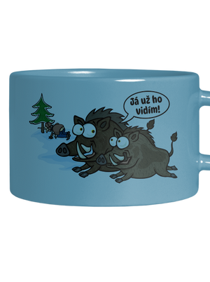 Já už ho vidím hrnek makronka Blue Macaron