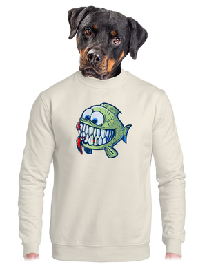 unisex mikina bez kapuce