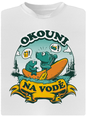 Okouni na vodě dětské sportovní tričko White