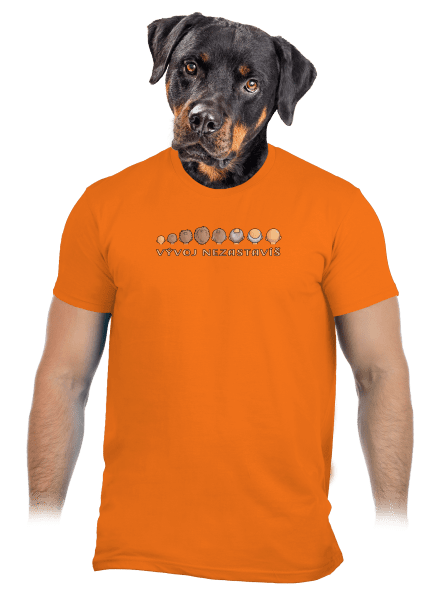 Vývoj nezastavíš pánské tričko Orange