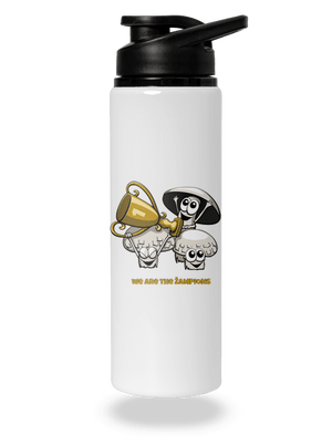 Žampioni lahev na vodu White