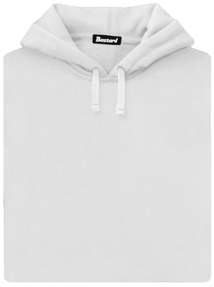 Bez potisku dámská mikina klokanka White