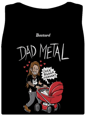 Dad metal dámské tílko klasické Black