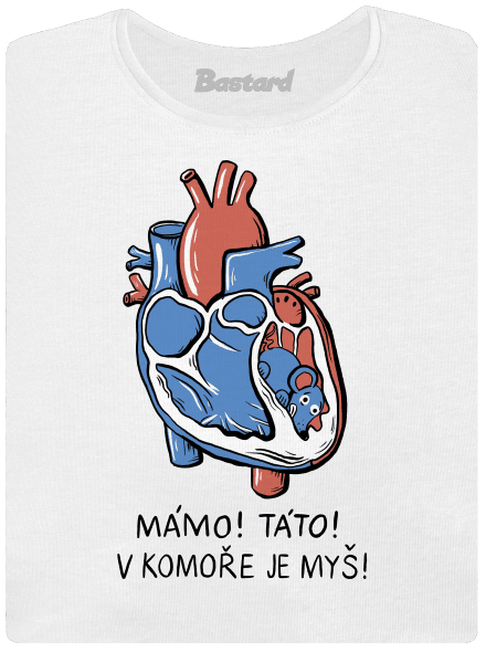 V komoře je myš dámské tričko White