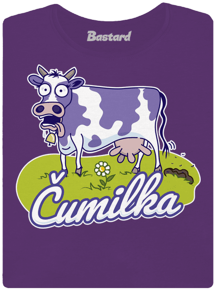 Čumilka dámské tričko premium Purple