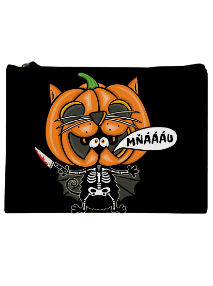 Halloweenská kočička taštička Black