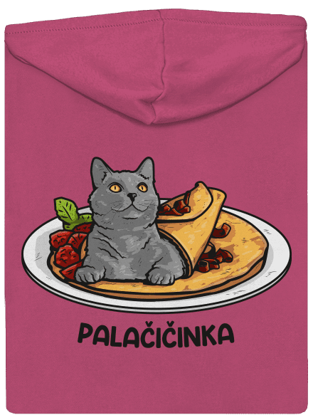 Palačičinka dámská mikina na zip Magenta
