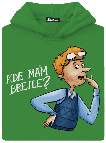 Kde mám brejle dětská mikina klokanka Kelly Green AWD