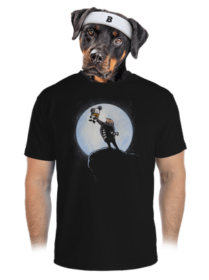 Mimoní král pánské sportovní tričko Black