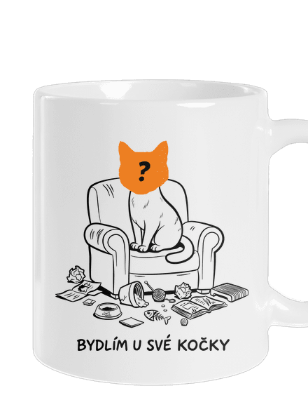 Bydlím u své kočky klasický hrnek White