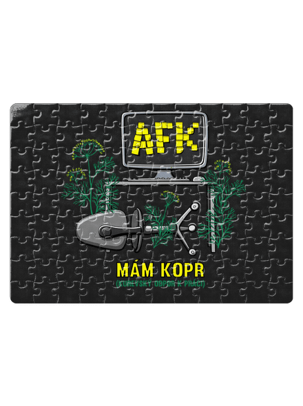 Mám kopr puzzle White