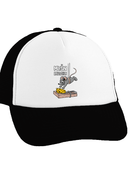Myšn Impossible kšiltovka truckerka Black cap