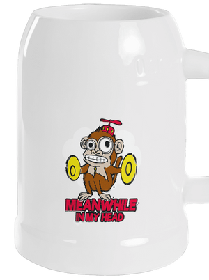 Monkey in my head půllitr White