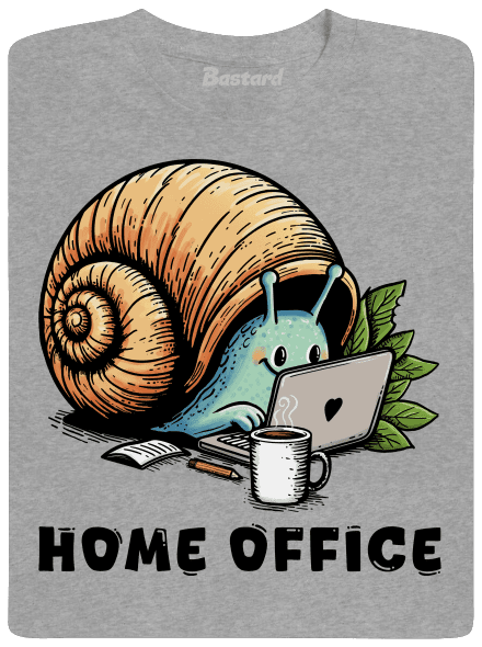 Šnekův home office pánské tričko Sport Grey