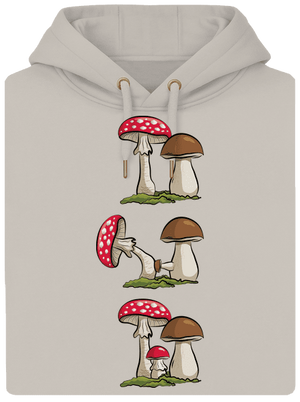 Z houbařské kroniky unisex mikina premium Pastel Macchiato