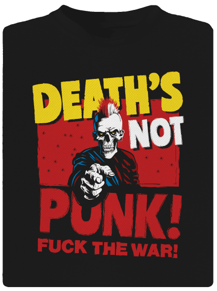 Death's not punk dětské sportovní tričko Black