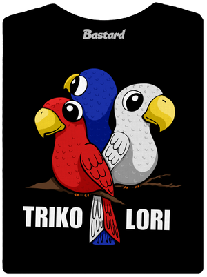 Trikolori dámské tričko Black