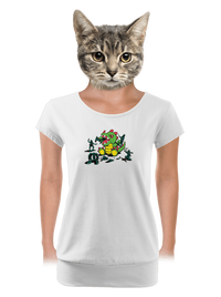 dámské tričko s lemem