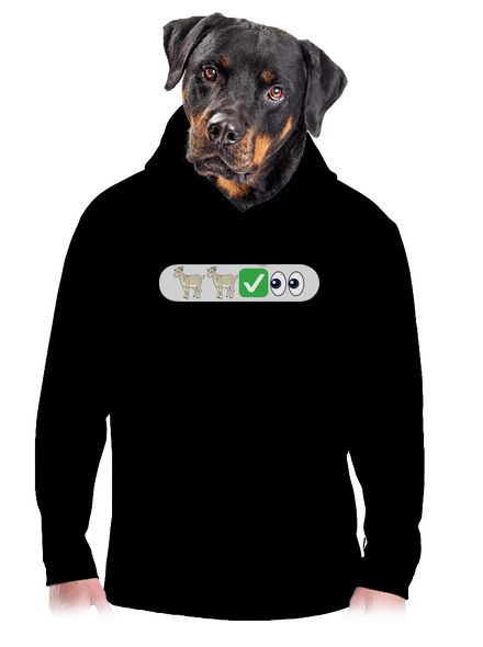 Emoji pánská mikina klokanka Black