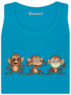 Opičky dámské tílko klasické Blue Atol