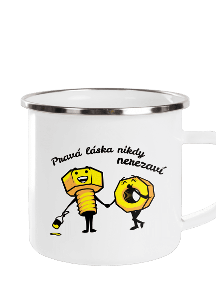 Pravá láska plecháček White