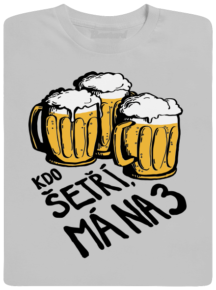 Kdo šetří, má na tři pánské tričko Pacific Grey