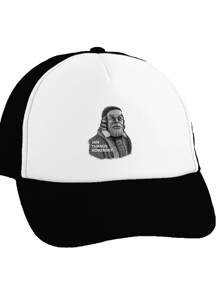 Jan Thanos Komenský kšiltovka truckerka Black cap