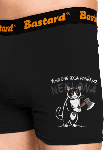Neklidná kočka boxerky Black