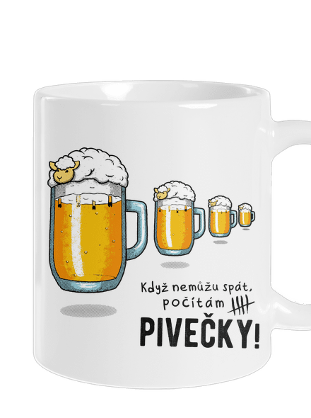 Pivečka klasický hrnek White