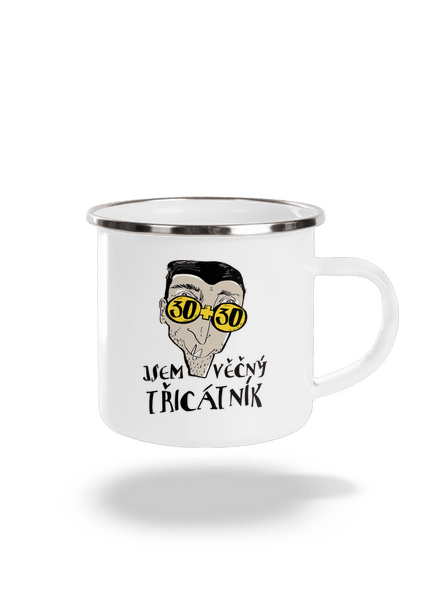 Věčný třicátník plecháček White