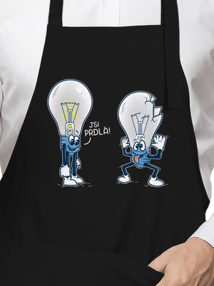 Prdlá zástěra Black