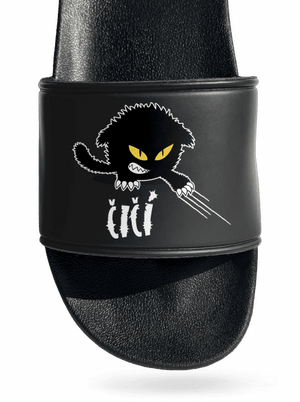 Čičina pantofle Black