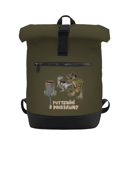Puttování s dinosaury batoh Military Green