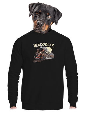 unisex mikina bez kapuce